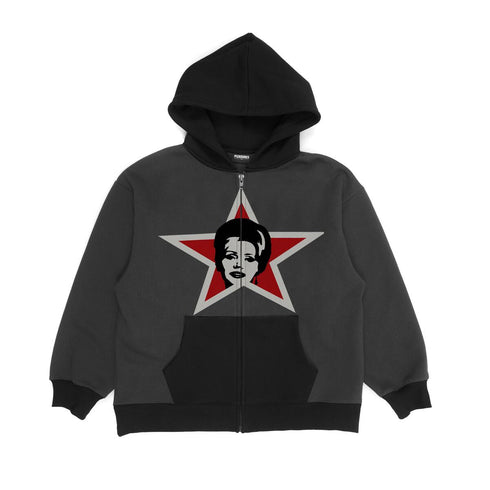 PLEASURES PARTY ANIMAL ZIP HOODY Mens Apparel - MENS APPAREL